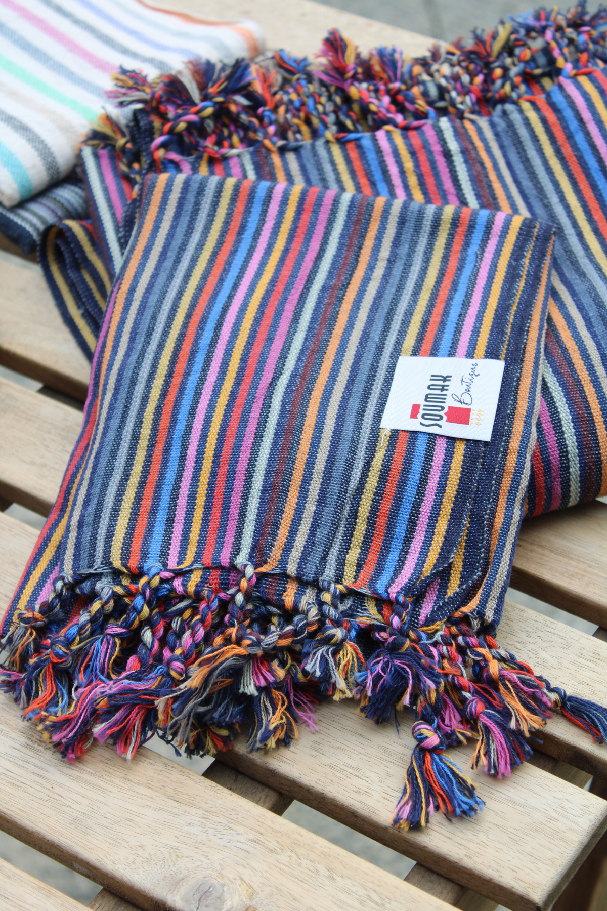 Candy Stripes Handwoven Turkish Towel Collection