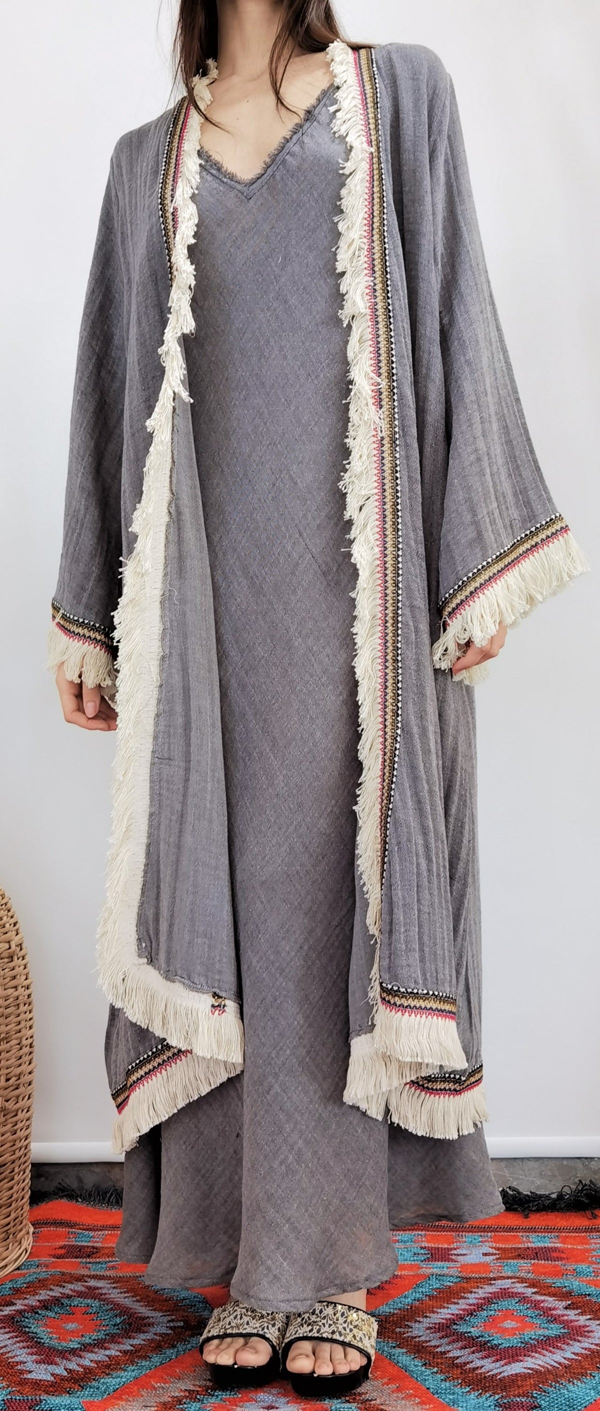 Khatun Grey Kaftan