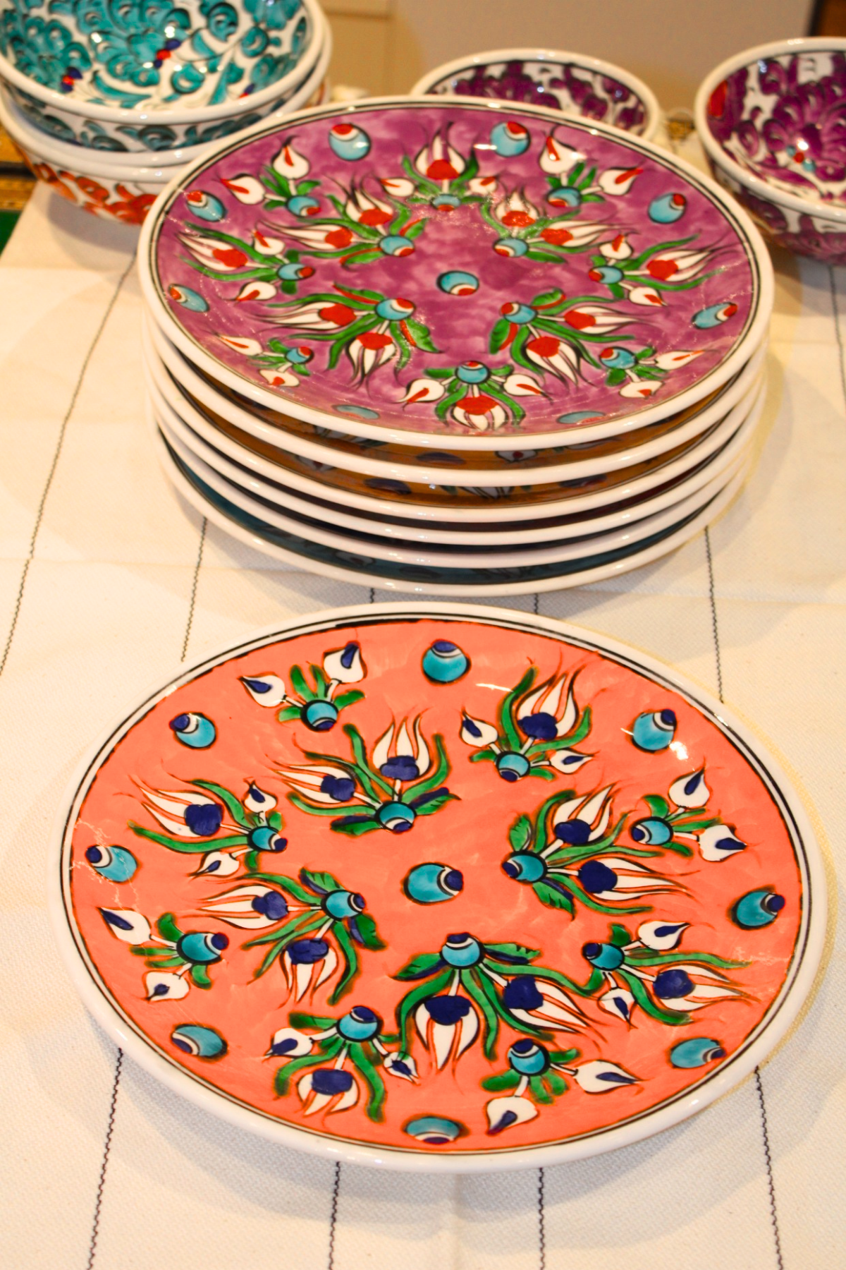 Laleh Tulip Ceramic Plates