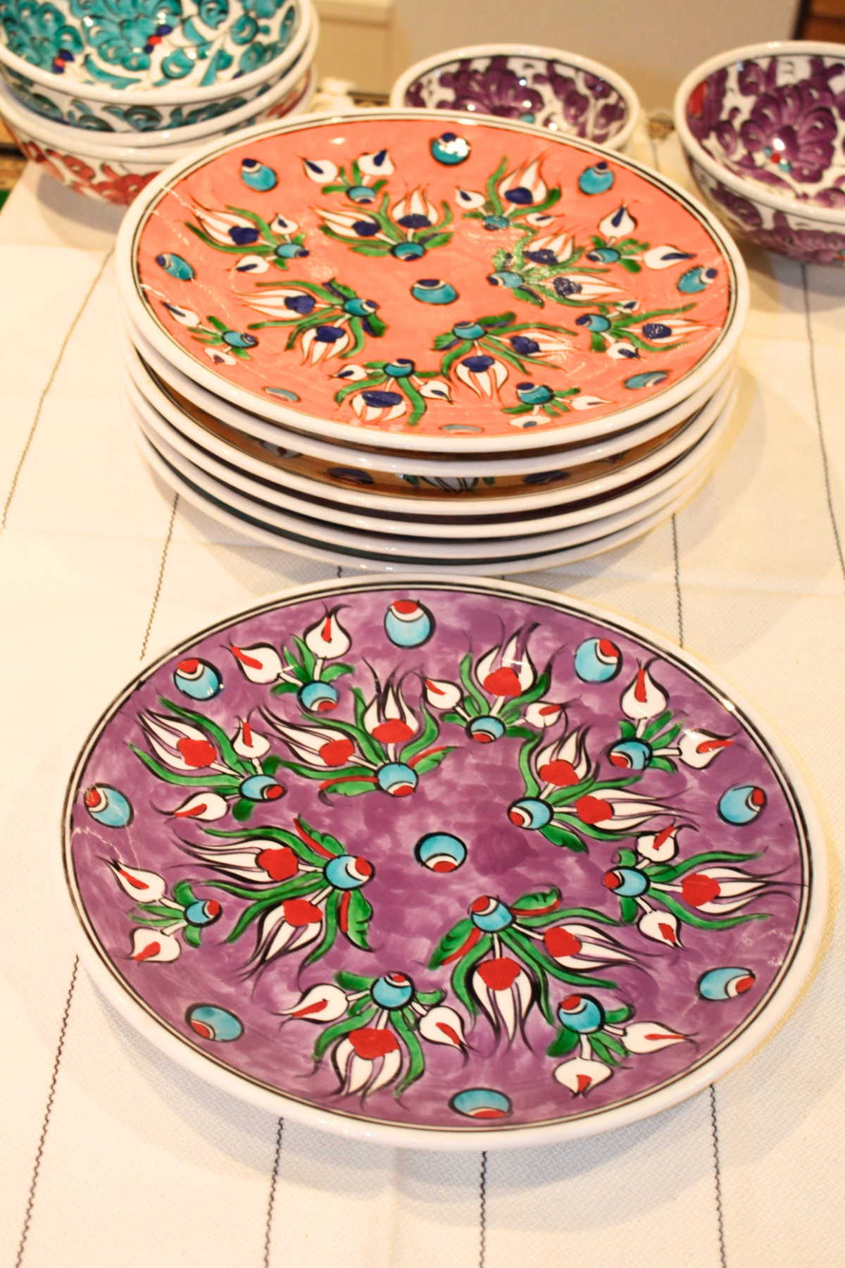 Laleh Tulip Ceramic Plates