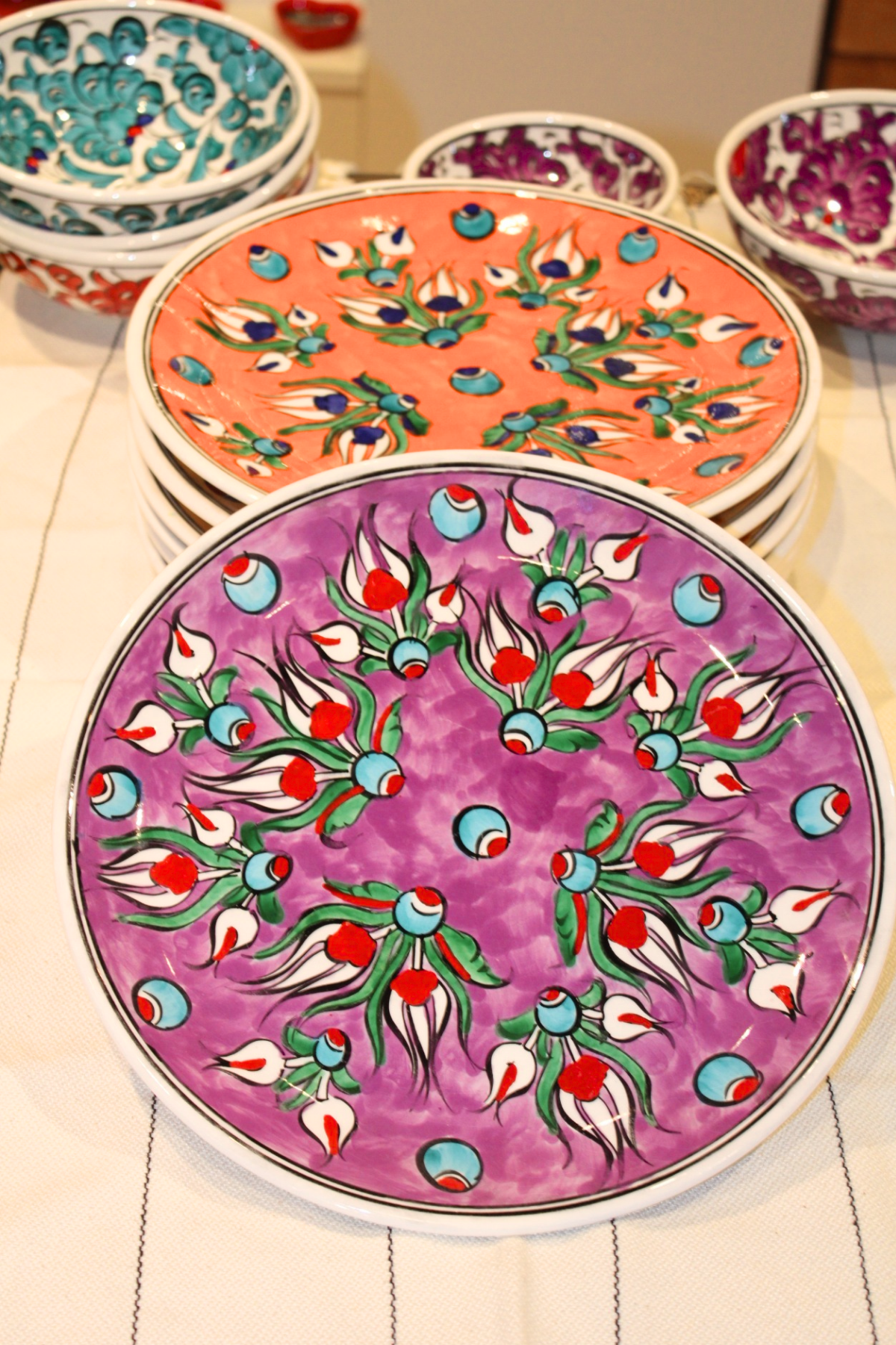 Laleh Tulip Ceramic Plates