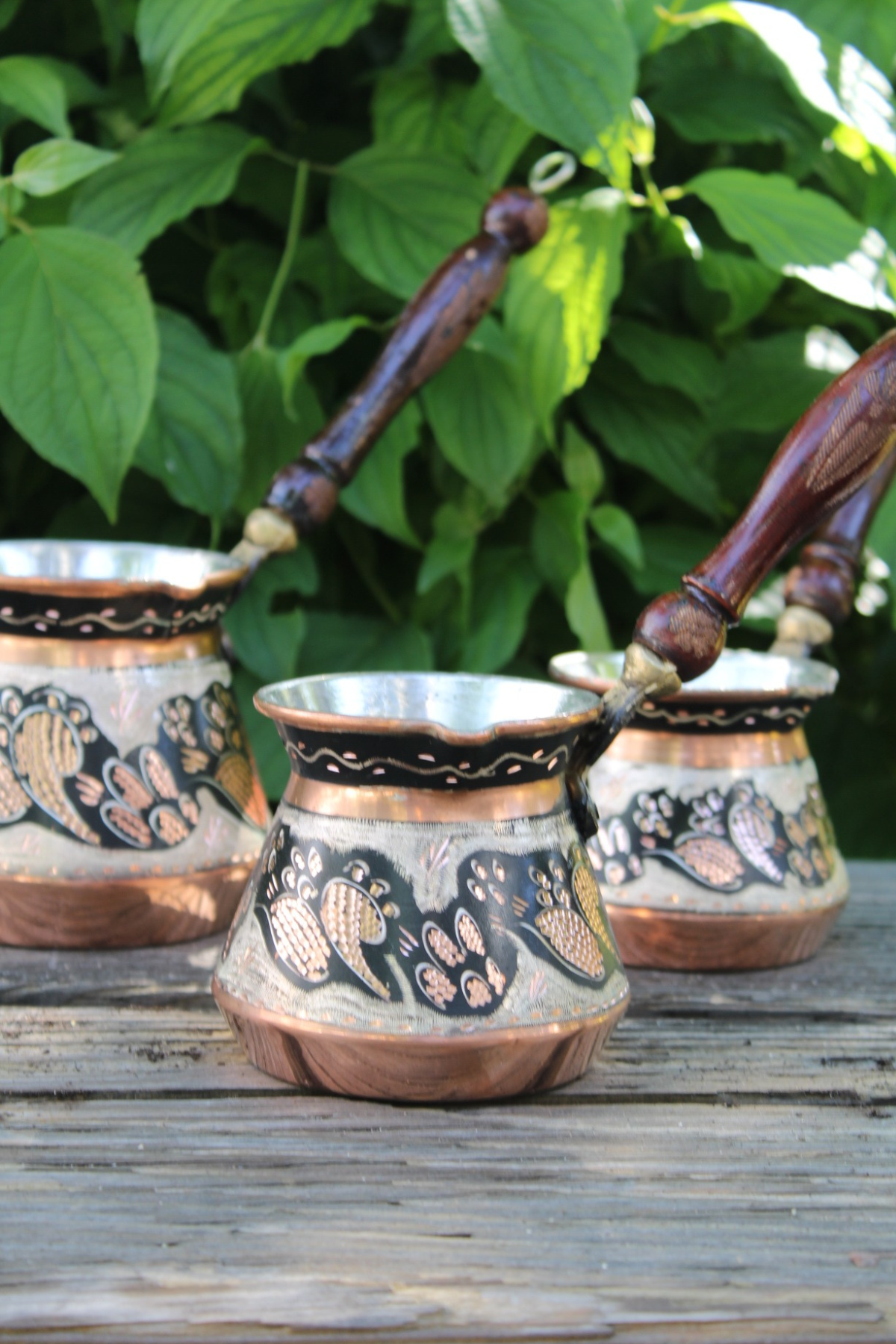 Ottoman Engraved Turkish Coffee Pot