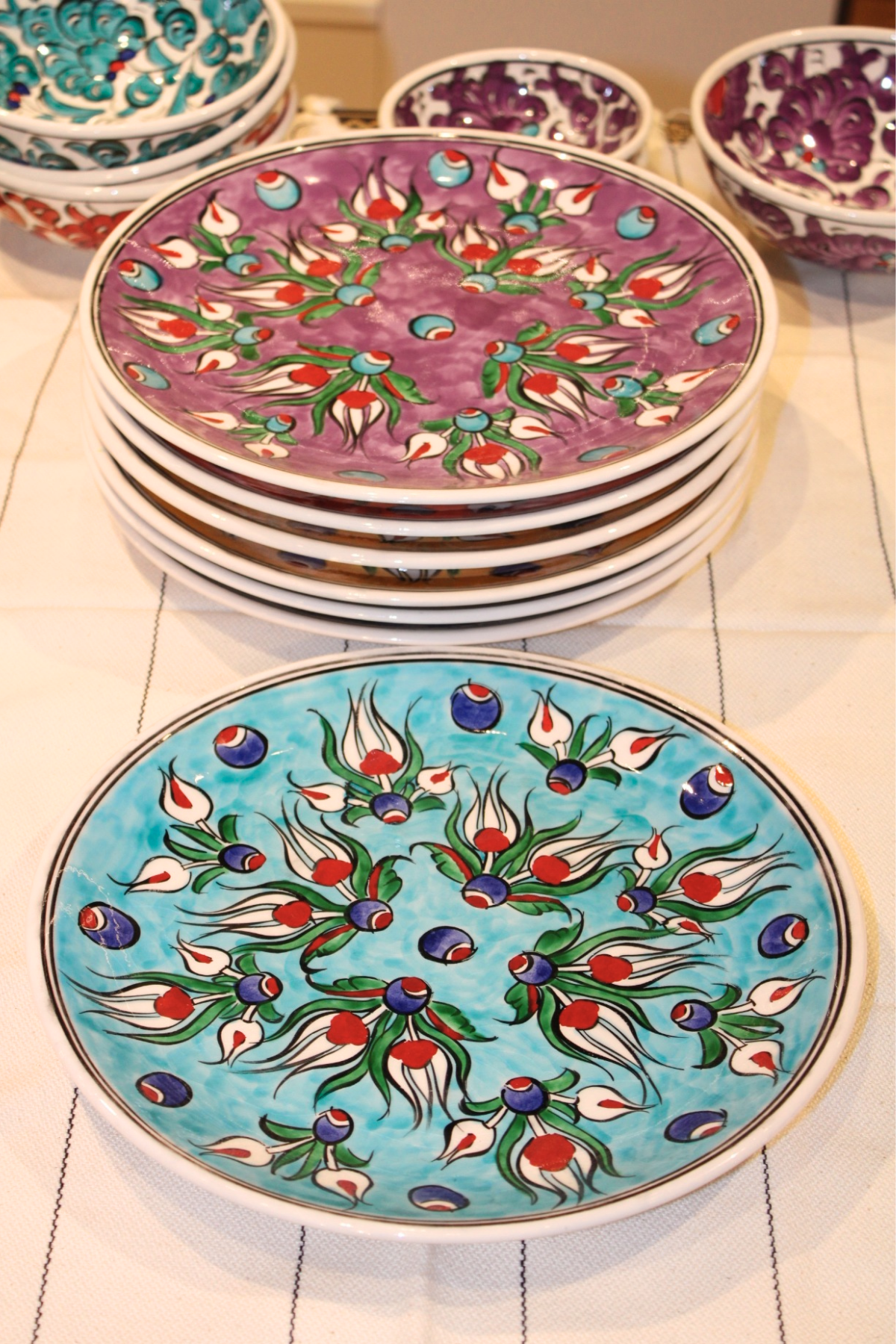 Laleh Tulip Ceramic Plates