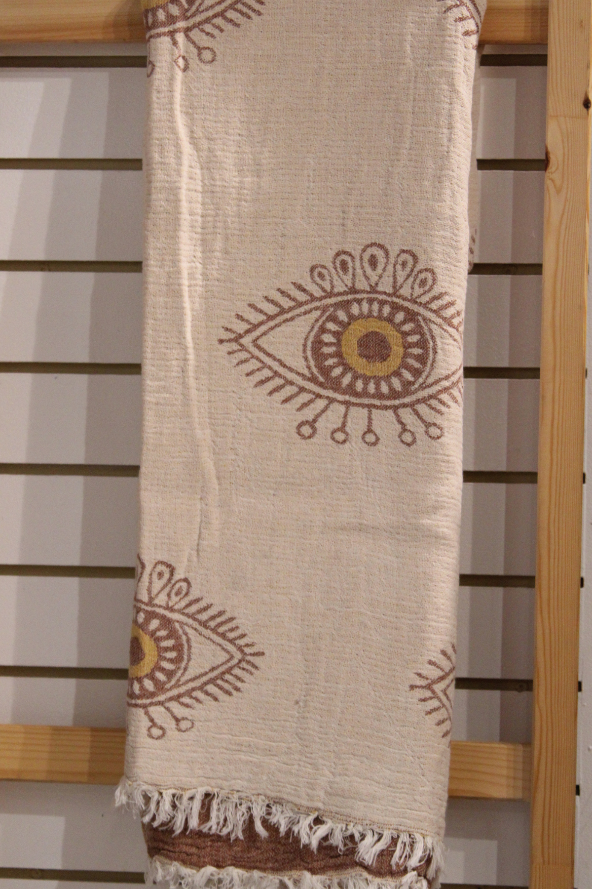 Protection Eye Turkish Towel-Chestnut