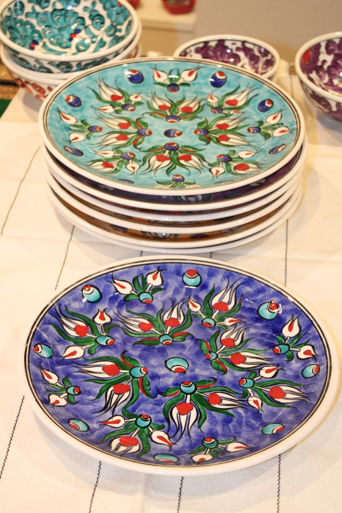 Laleh Tulip Ceramic Plates