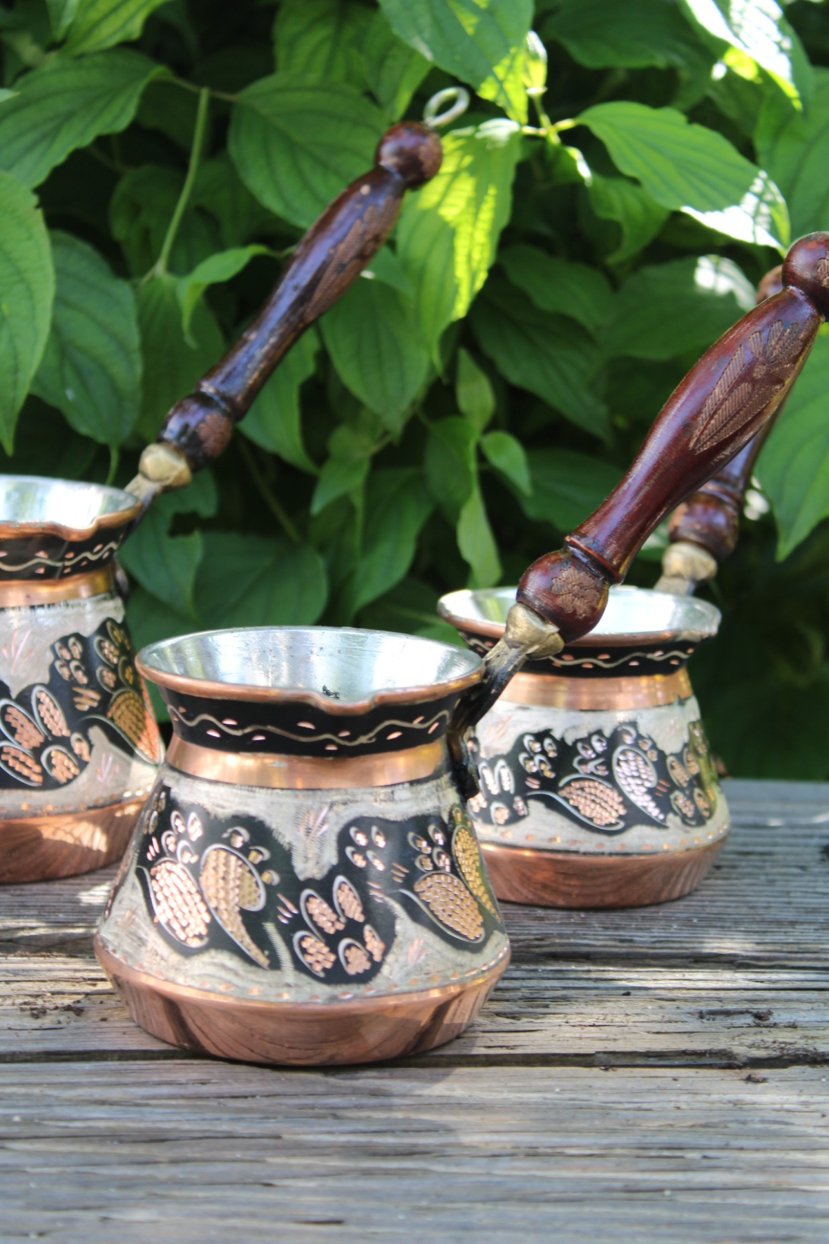 Ottoman Engraved Turkish Coffee Pot