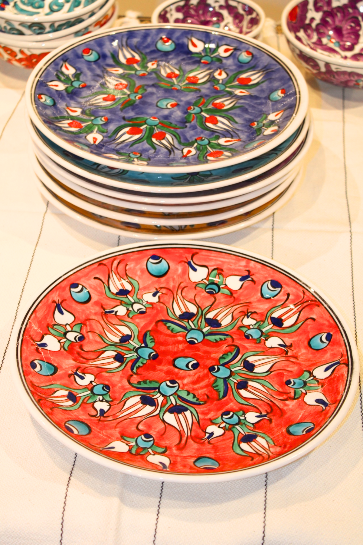 Laleh Tulip Ceramic Plates