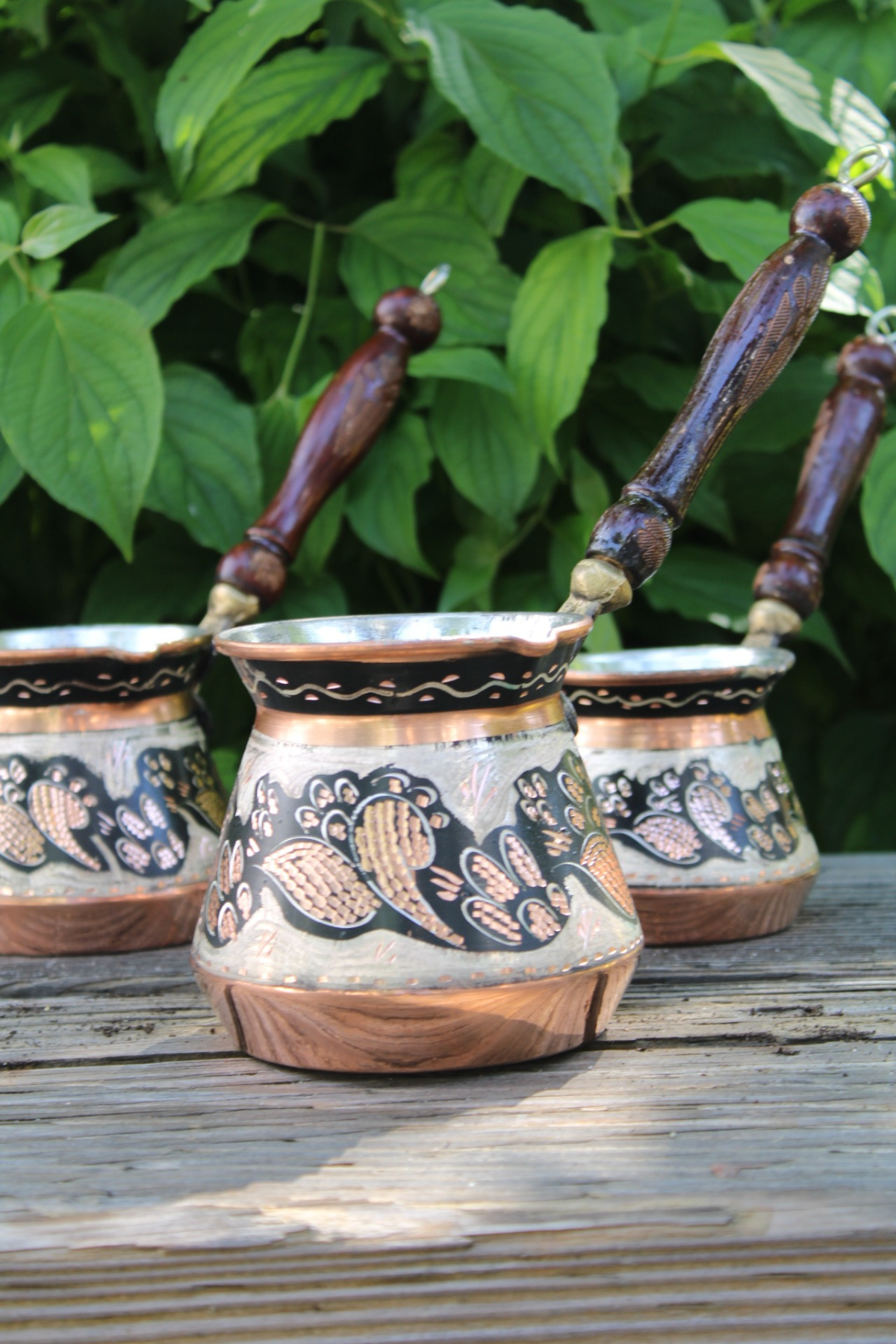 Ottoman Engraved Turkish Coffee Pot