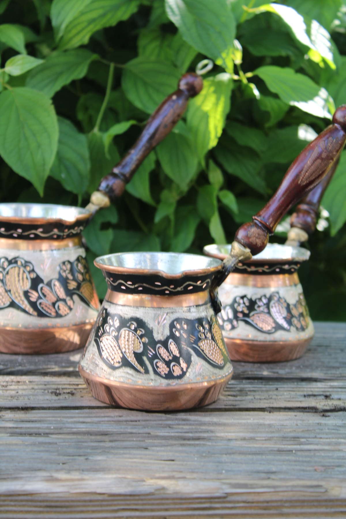 Ottoman Engraved Turkish Coffee Pot