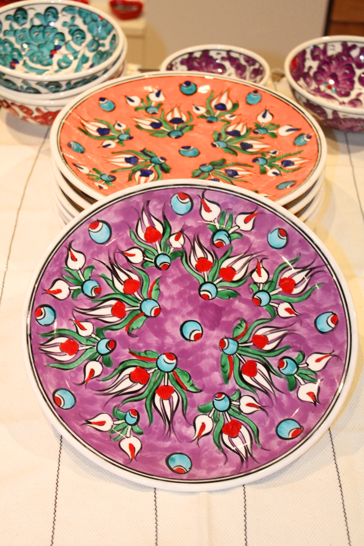 Laleh Tulip Ceramic Plates