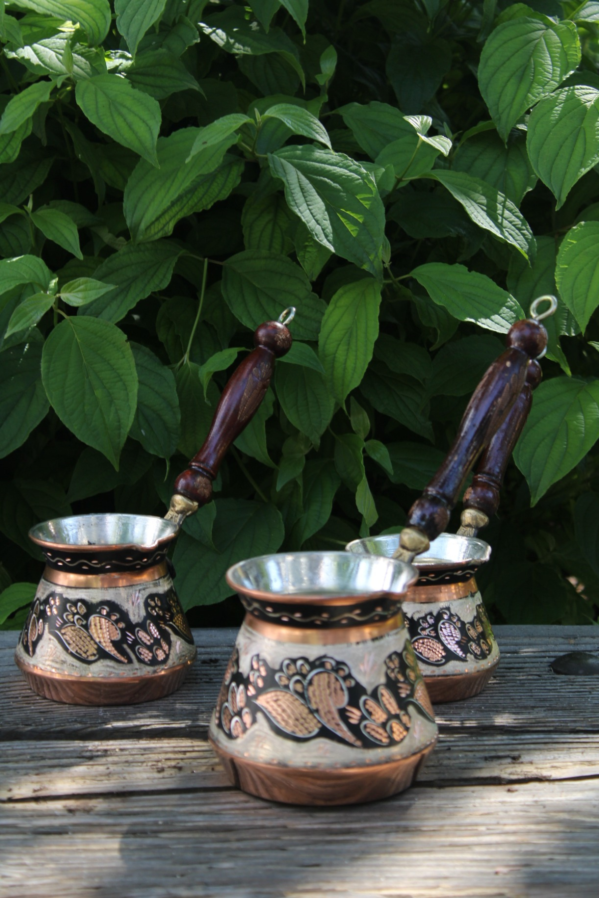 Ottoman Engraved Turkish Coffee Pot