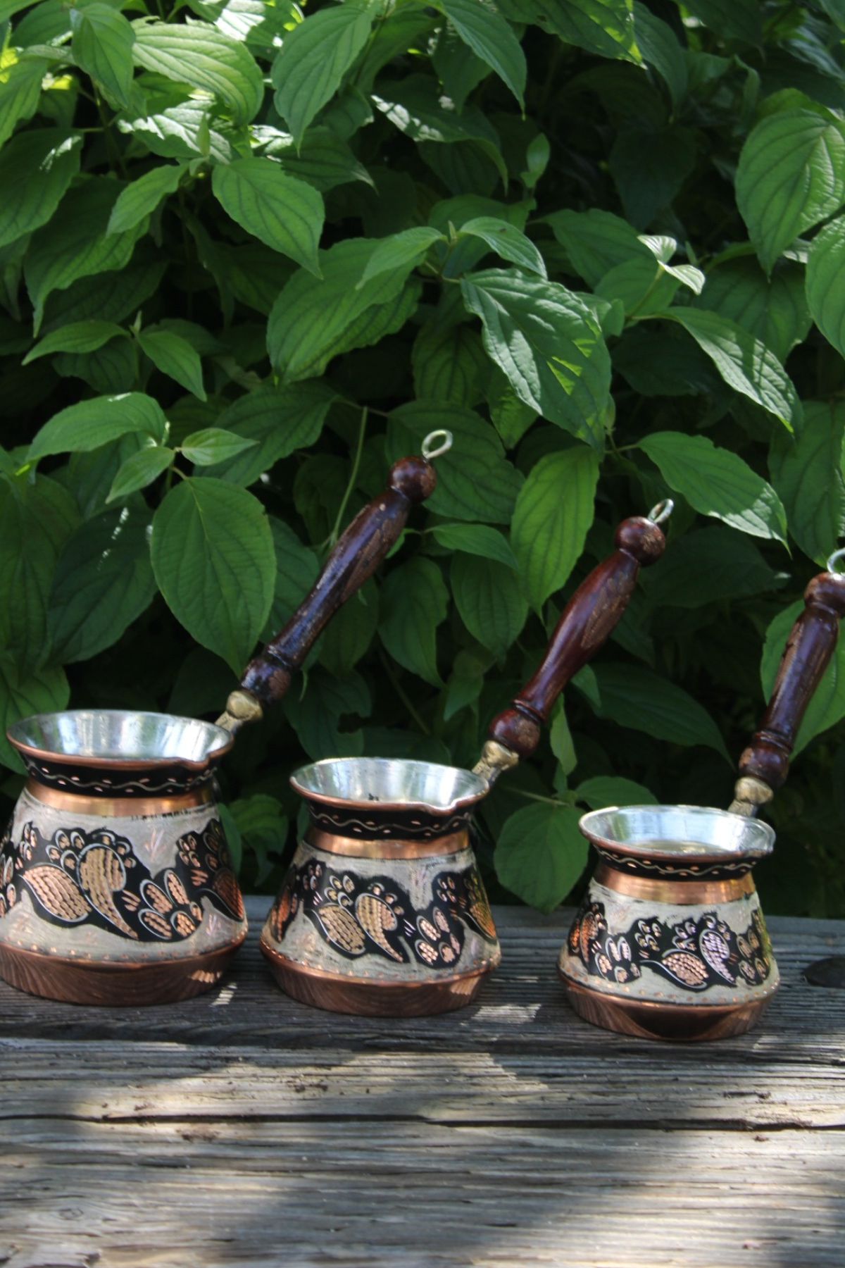 Ottoman Engraved Turkish Coffee Pot