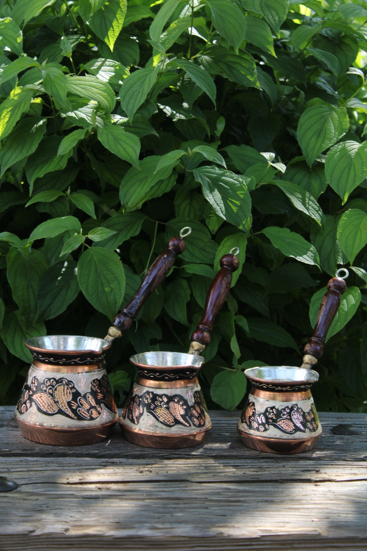 Ottoman Engraved Turkish Coffee Pot