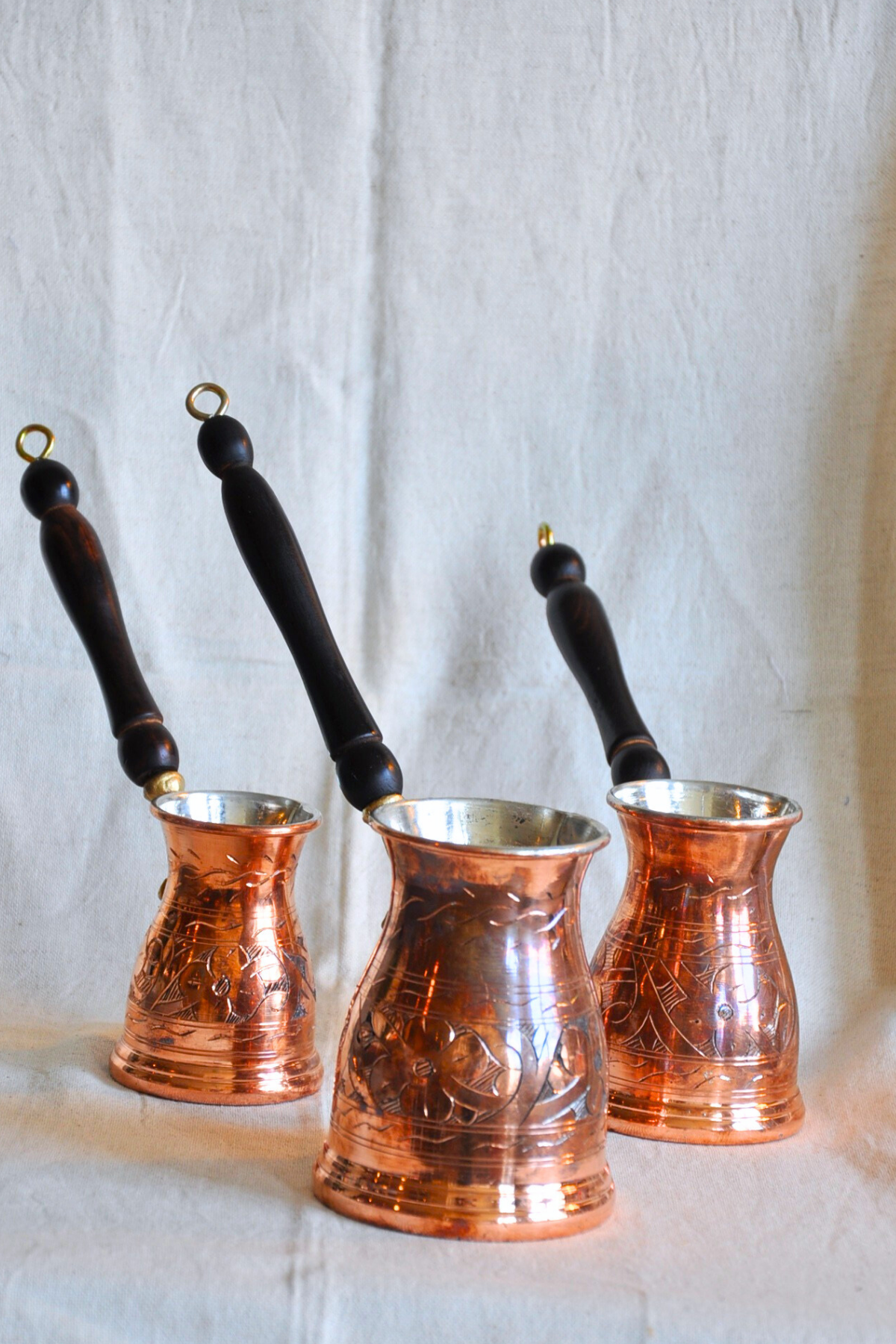 Elegant Cezve Coffee Pot-Bronze Colour