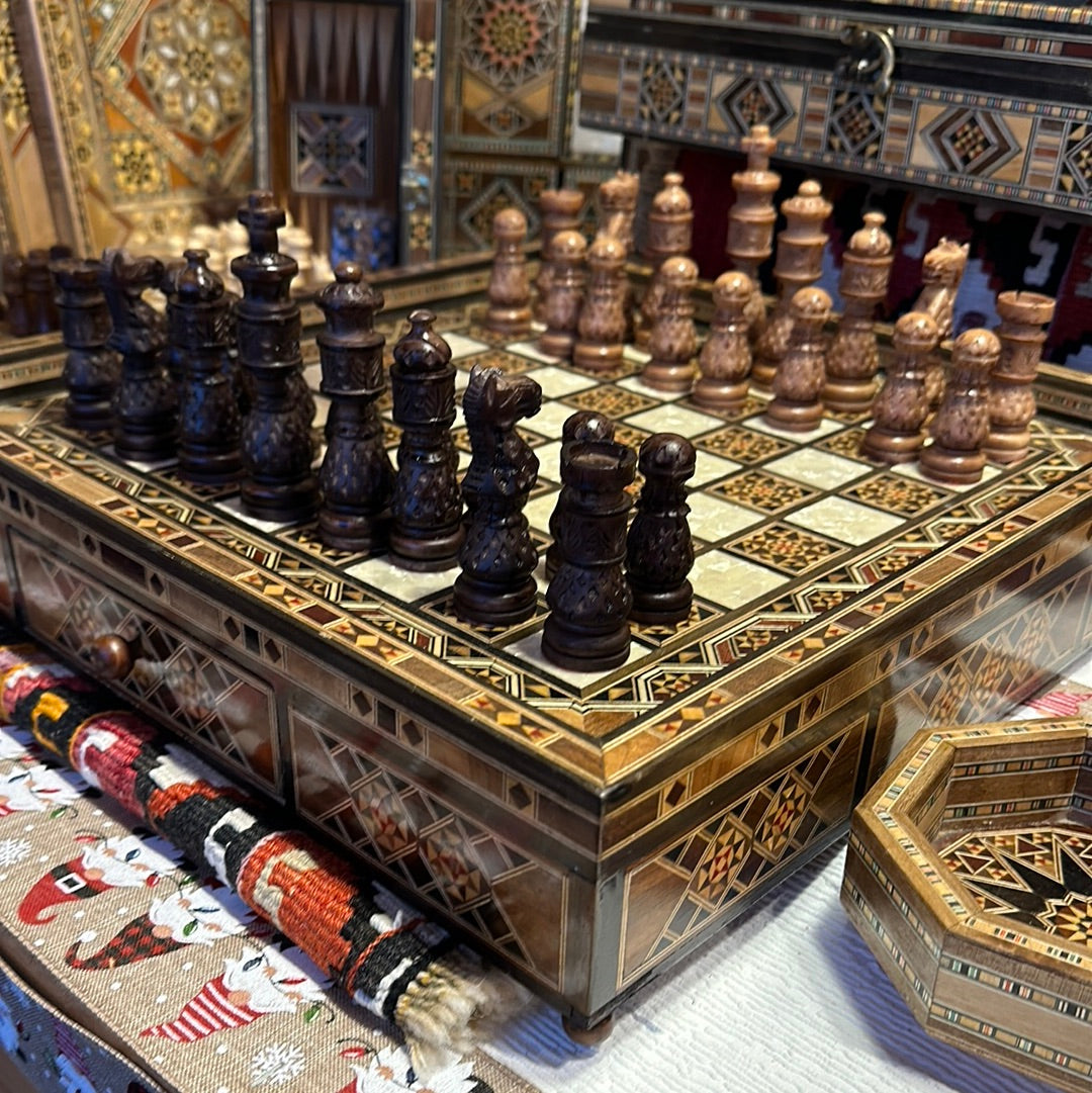 Shah Mosaic Chess Board