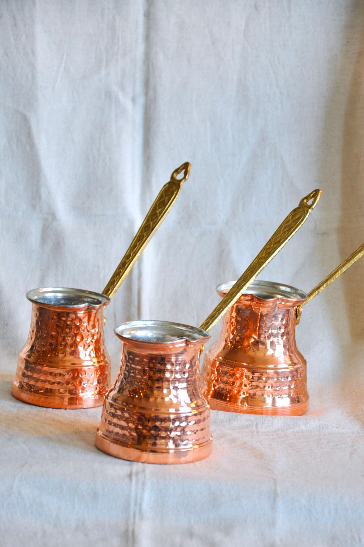 Heritage Cezve Copper Coffee Pot-Bronze Colour