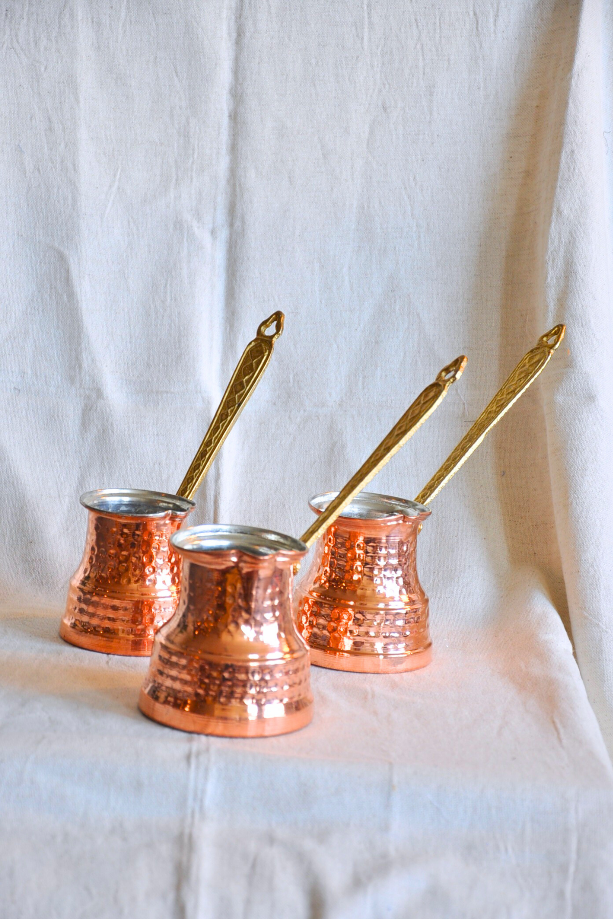 Heritage Cezve Copper Coffee Pot-Bronze Colour