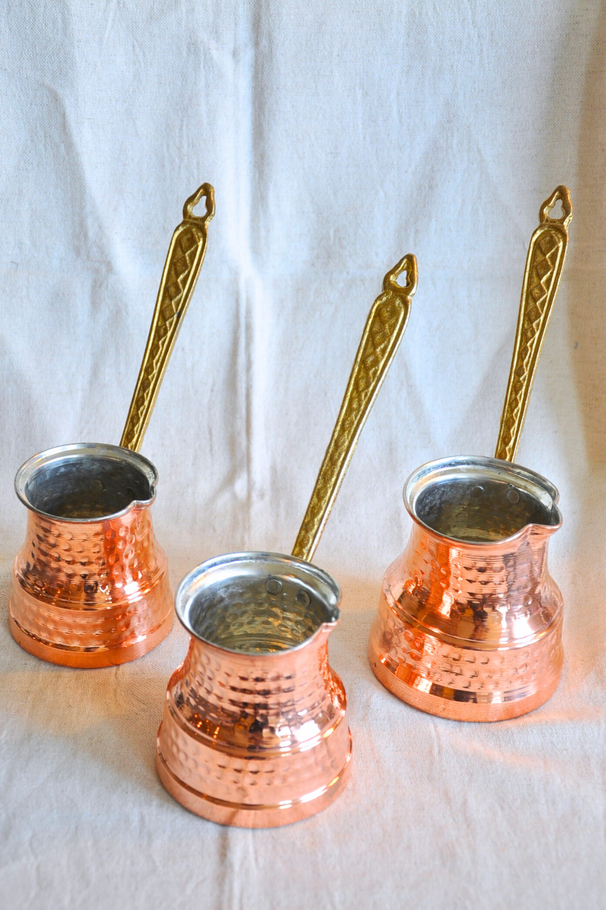Heritage Cezve Copper Coffee Pot-Bronze Colour