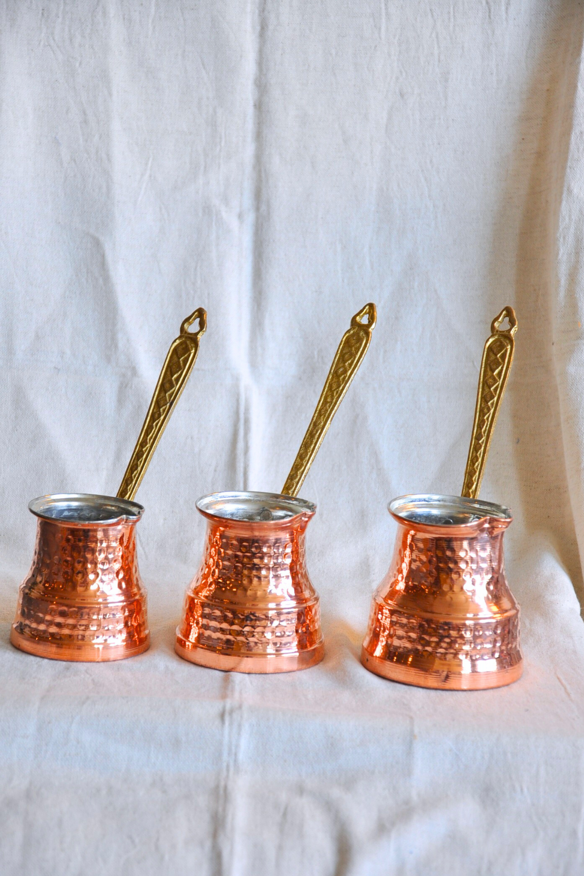 Heritage Cezve Copper Coffee Pot-Bronze Colour