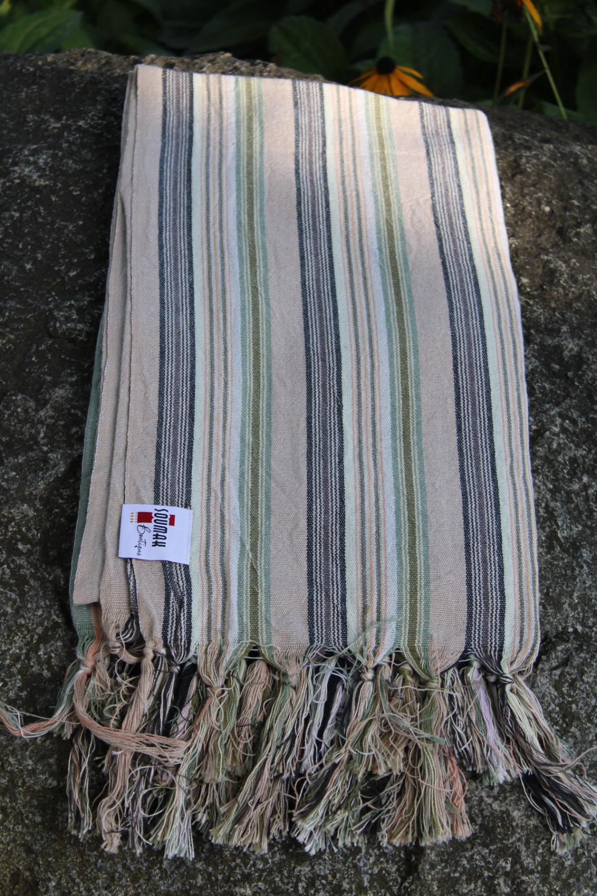 Harmony Handwoven Turkish Towel – Asymmetric Design