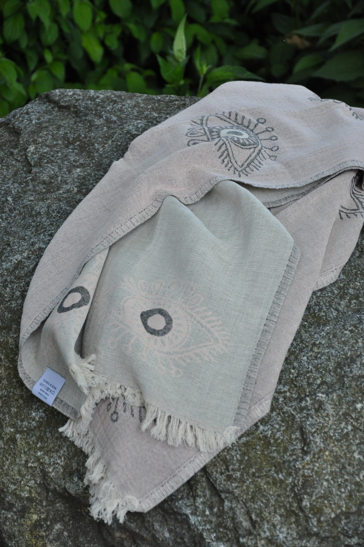 Protection Eye Snow Pink Turkish Towel