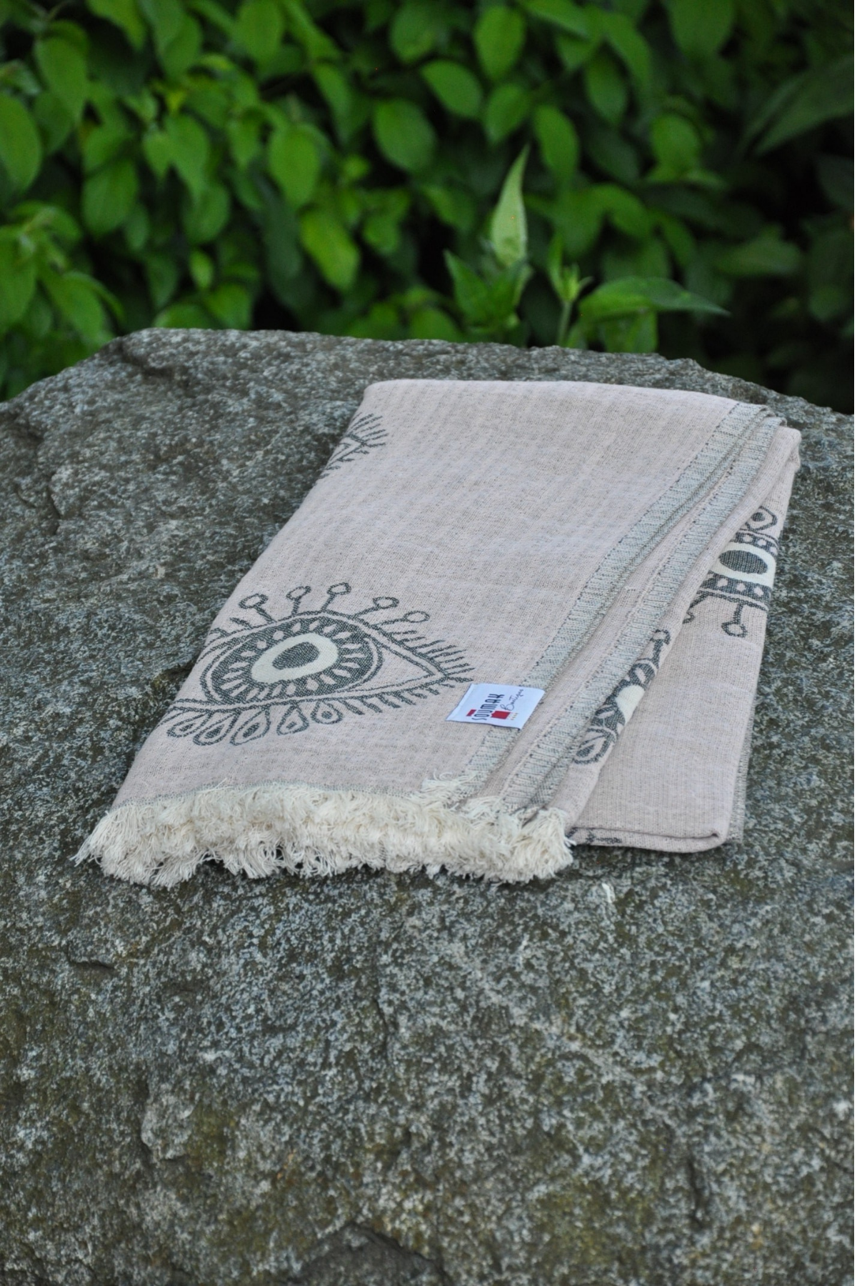 Protection Eye Snow Pink Turkish Towel