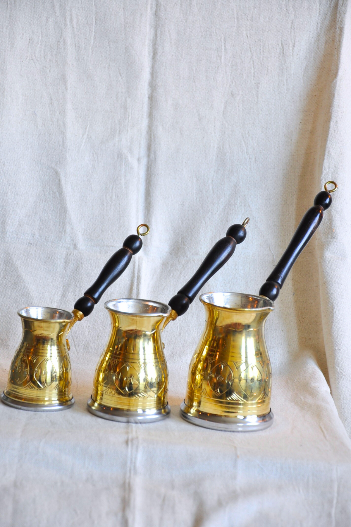 Elegant Cezve Coffee Pot-Gold Colour