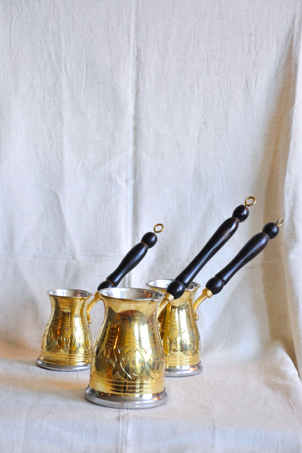 Elegant Cezve Coffee Pot-Gold Colour