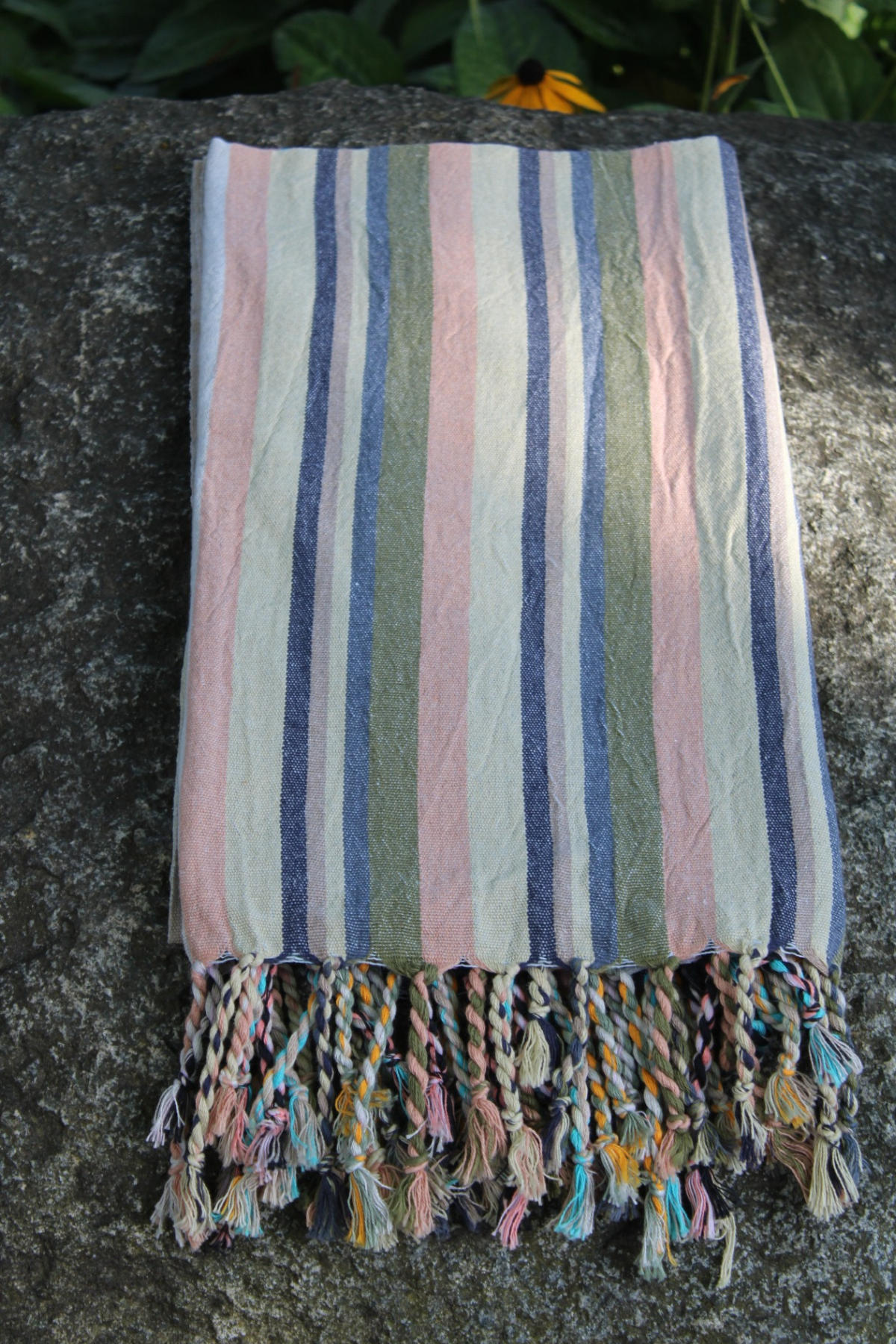 Carnival Handwoven Asymmetric Turkish Towel