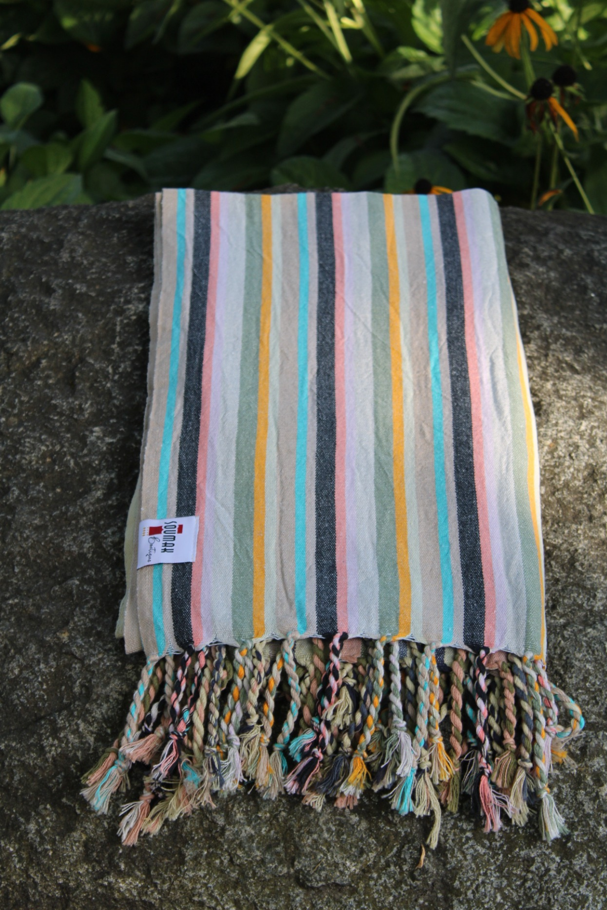 Carnival Handwoven Asymmetric Turkish Towel