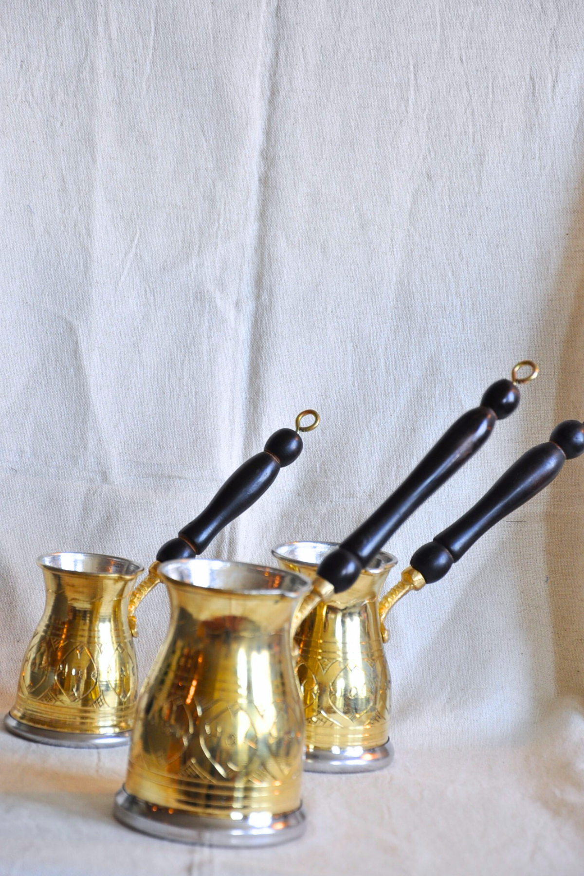 Elegant Cezve Coffee Pot-Gold Colour