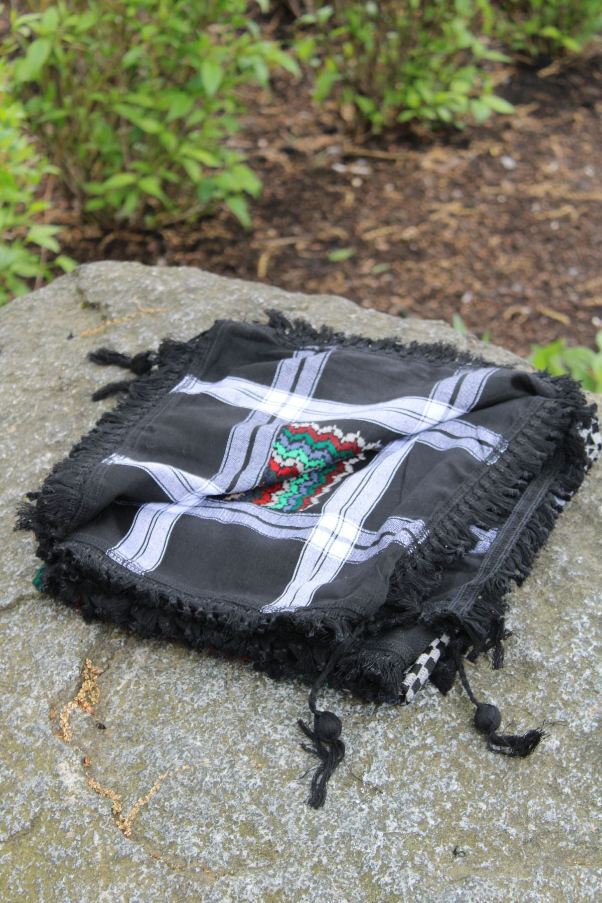 Smoky Black Premium Cotton Keffiyeh