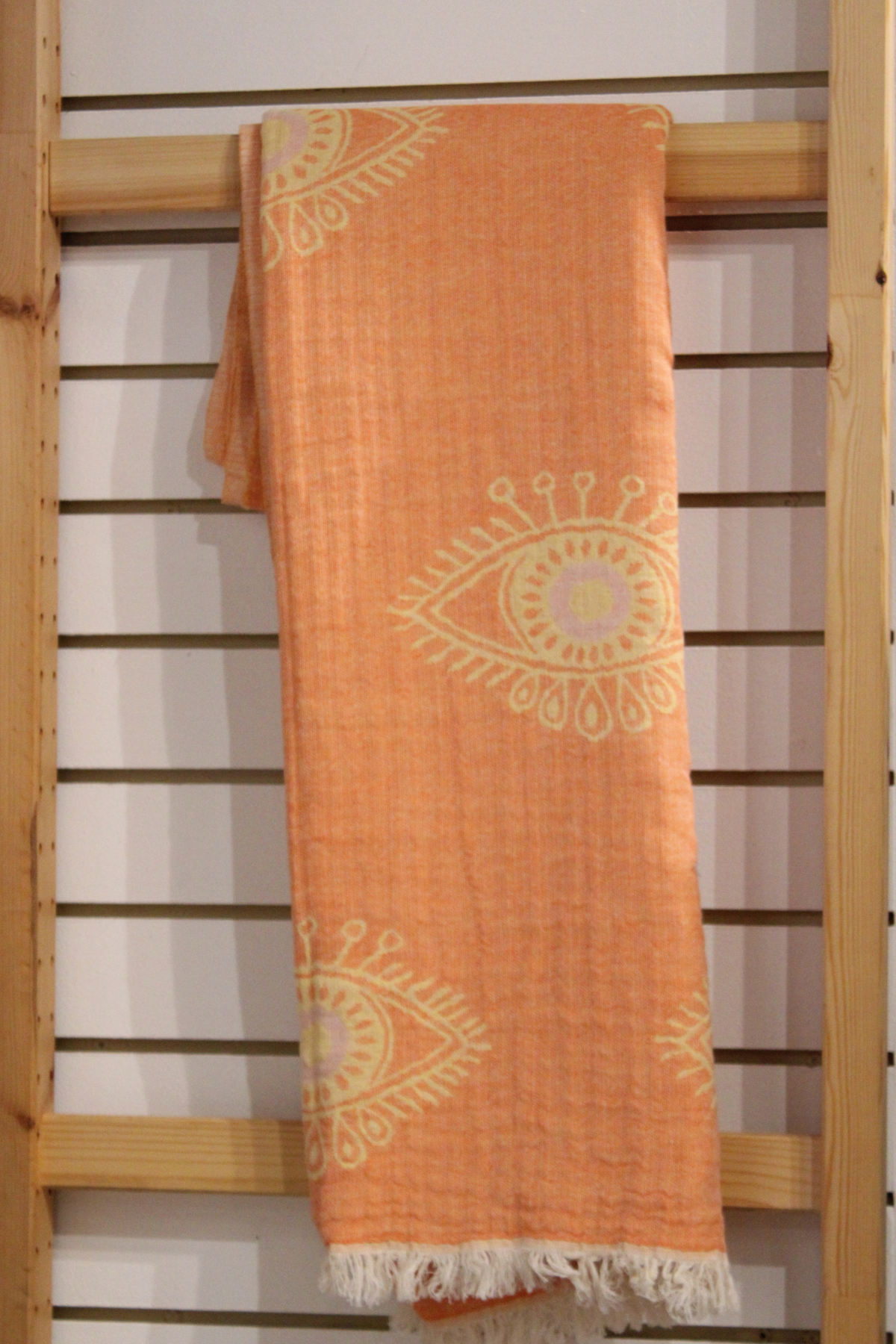 Protection Eye Turkish Towel-Orange