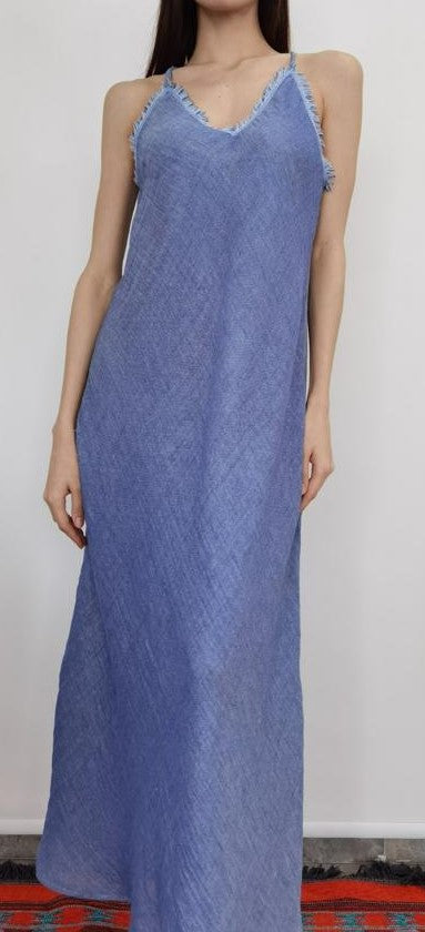 Mayar Maxi Blue Dress
