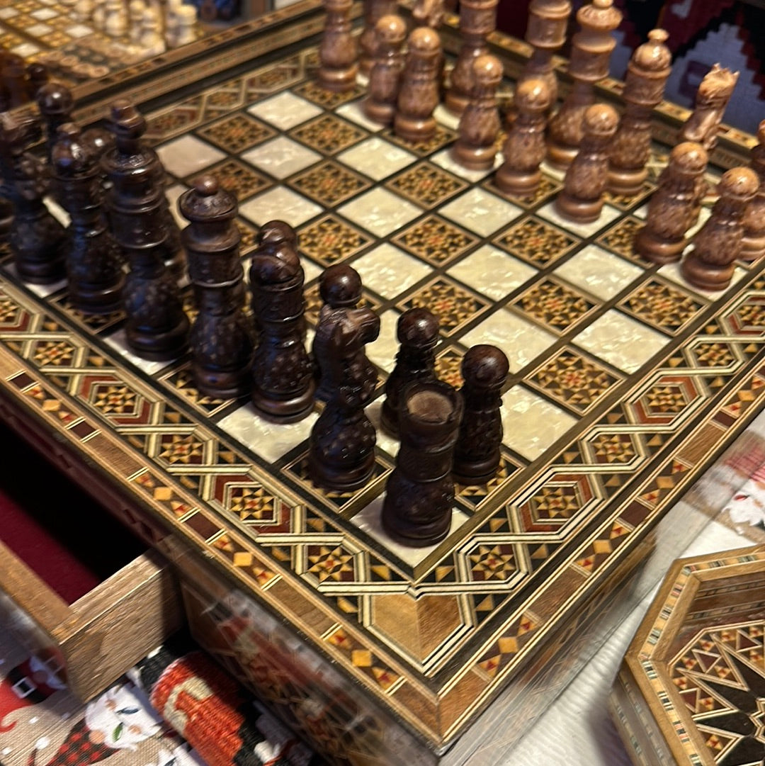 Shah Mosaic Chess Board