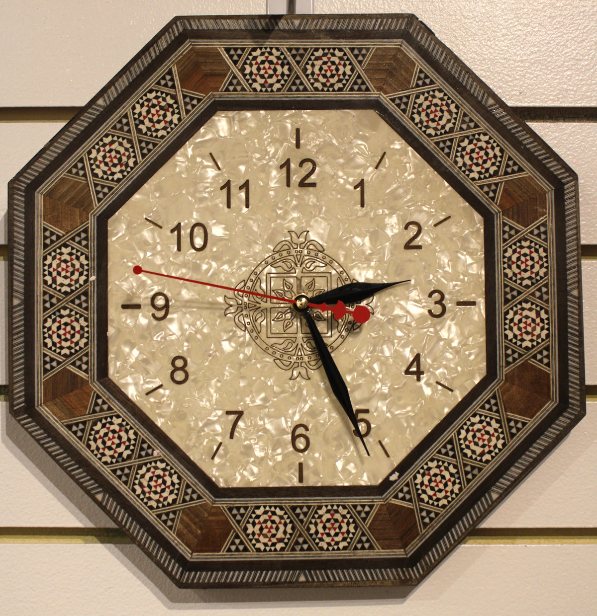 Mediterranean Syrian Mosaic Clock