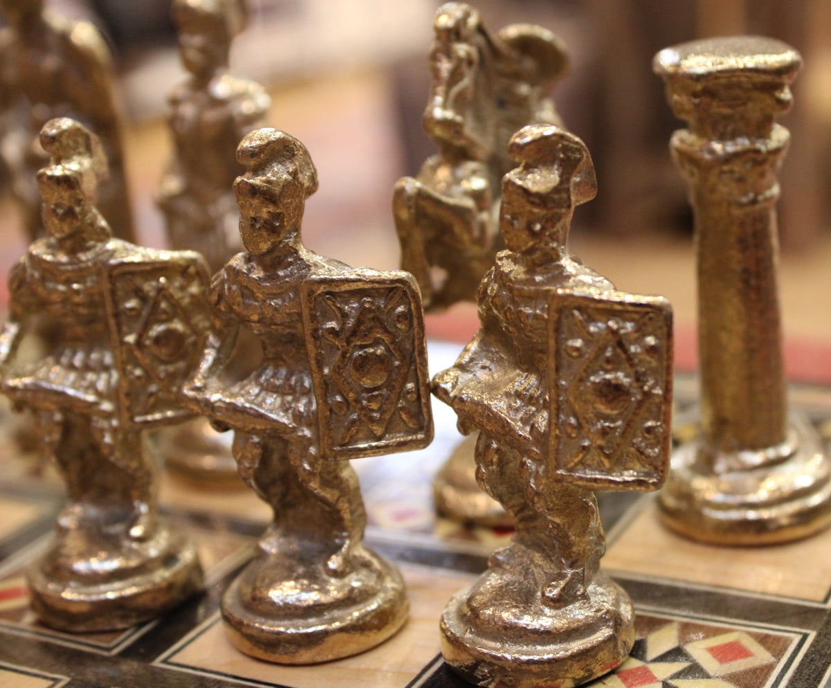 Majesty Copper Syrian Chess Pieces