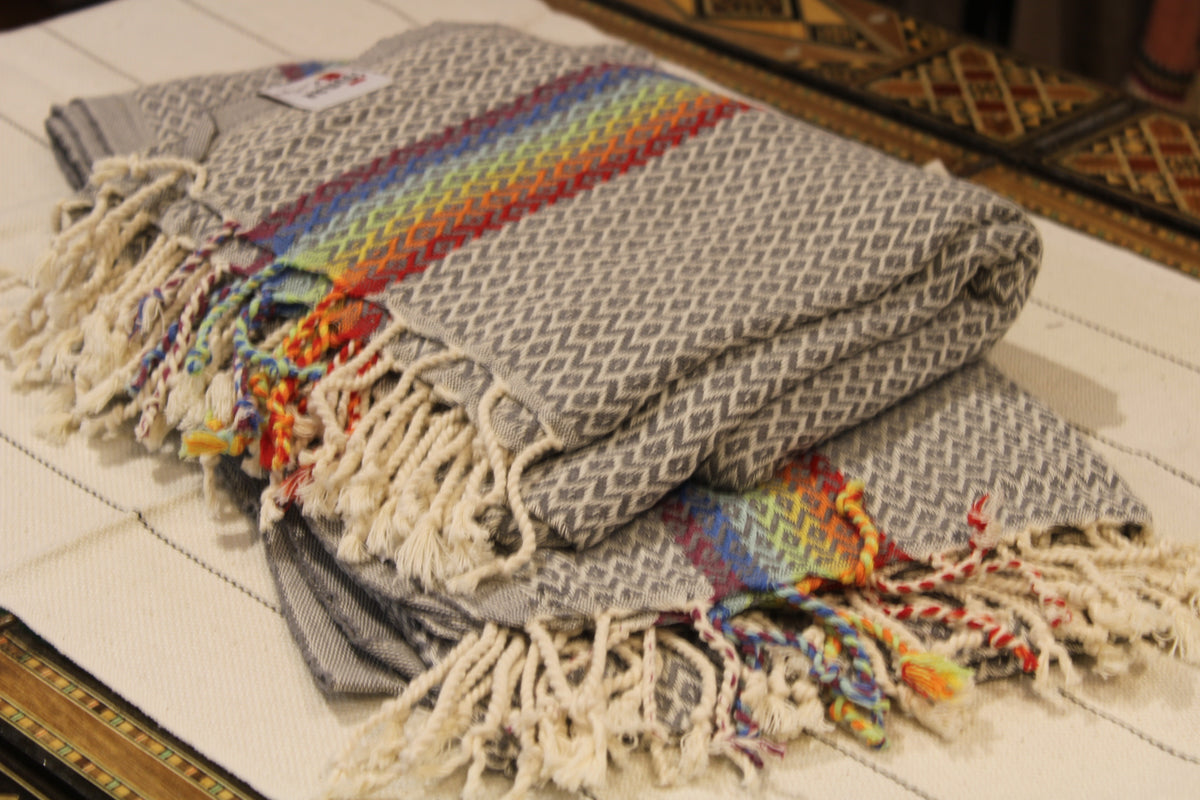 Rainbow Turkish Towel