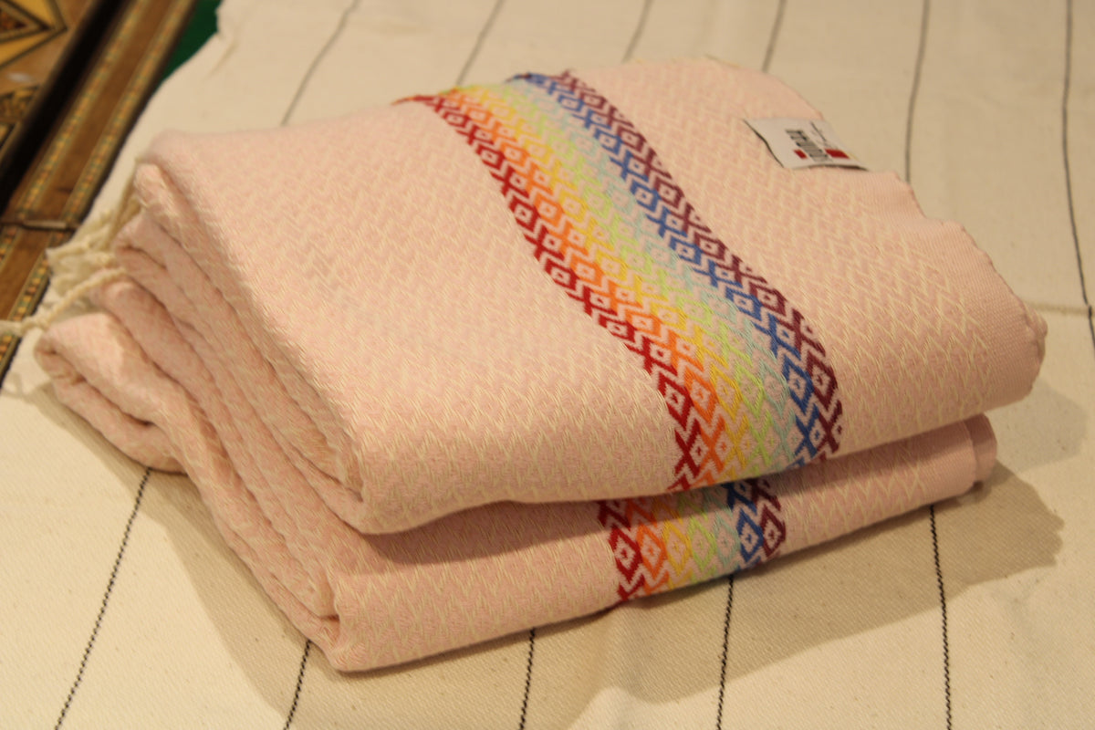 Rainbow Turkish Towel