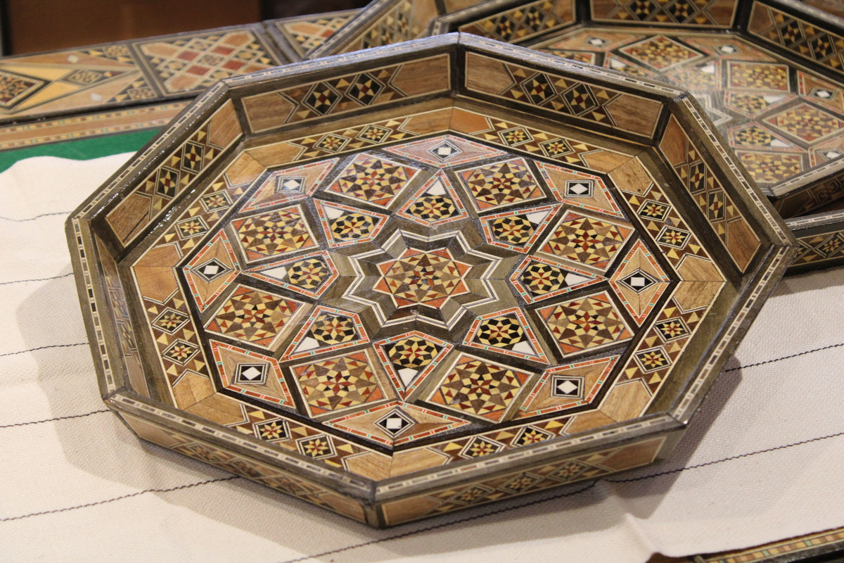 Saha Syrian Mosaic Trays