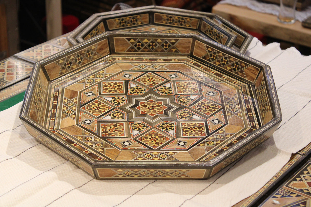 Saha Syrian Mosaic Trays