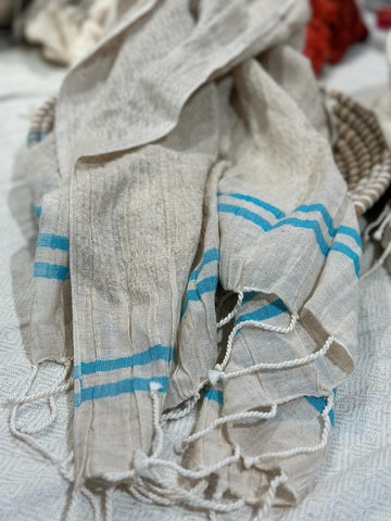 Breath Linen and Cotton Scarf