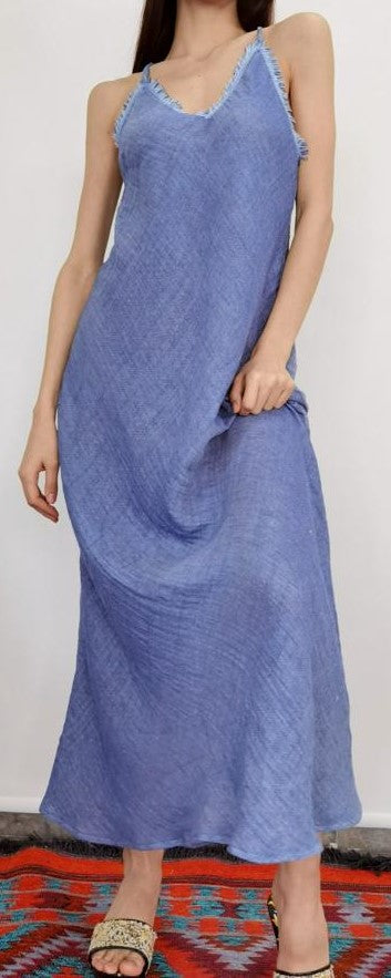 Mayar Maxi Blue Dress