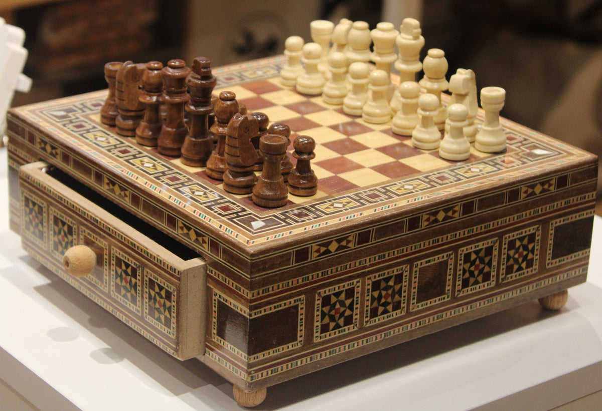 Ishq Syrian Mosaic Chess Board