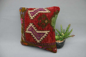 Love Kilim Throw Pillow