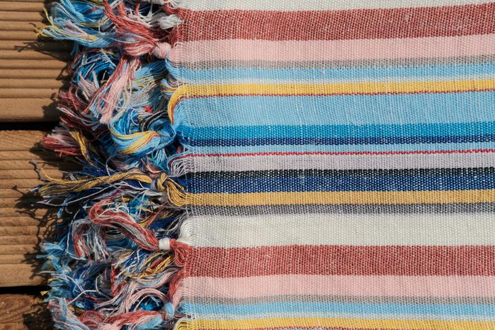 Rainbow Linen Turkish Towel