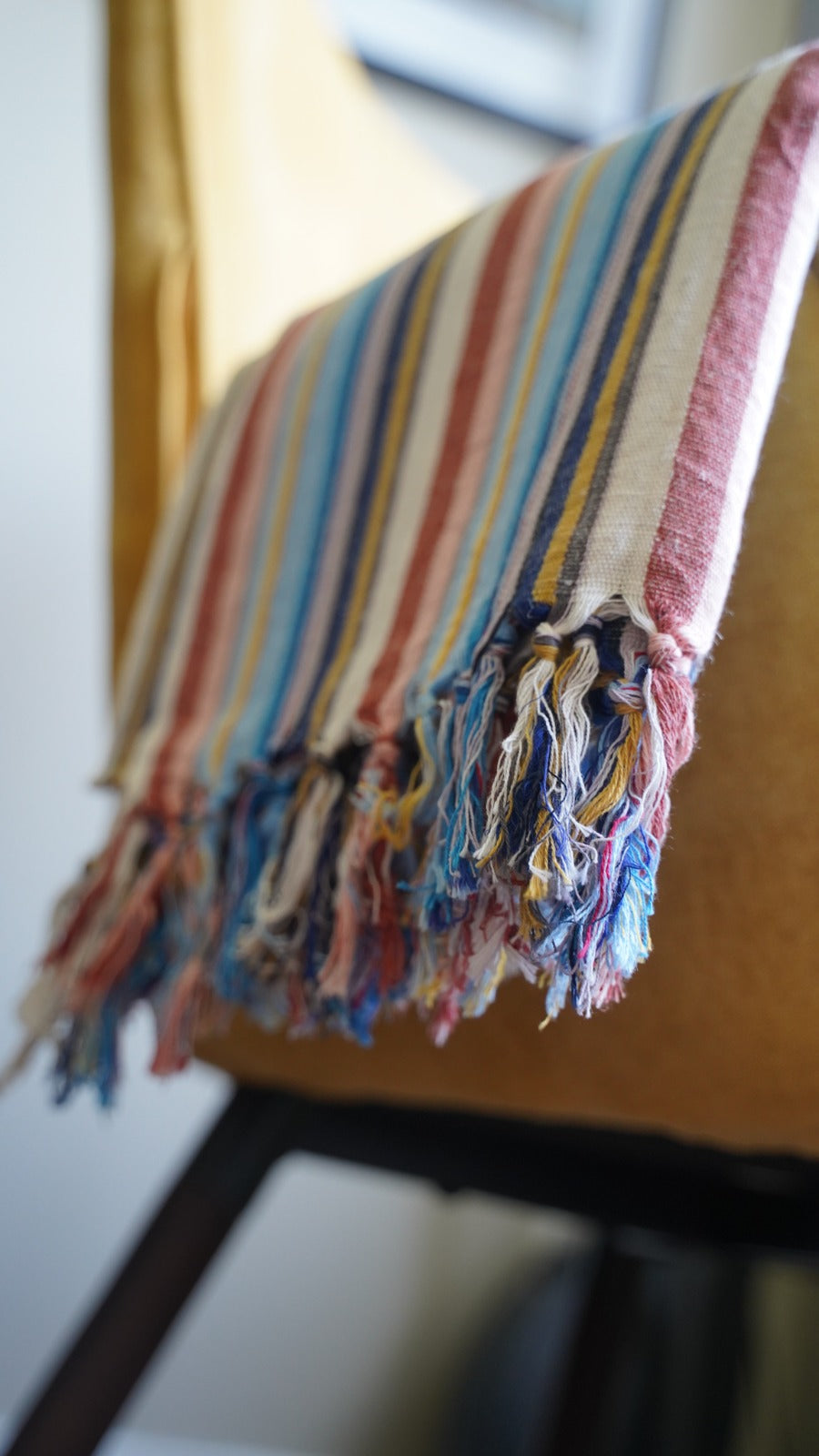 Rainbow Linen Turkish Towel