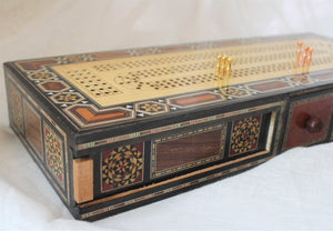 Ghazal Syrian Mosaic Cribbage Board