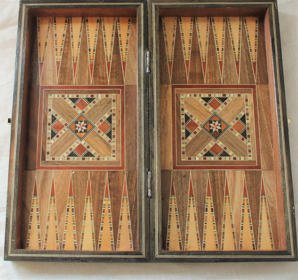 Sukun Syrian Mosaic Backgammon & Chess Board