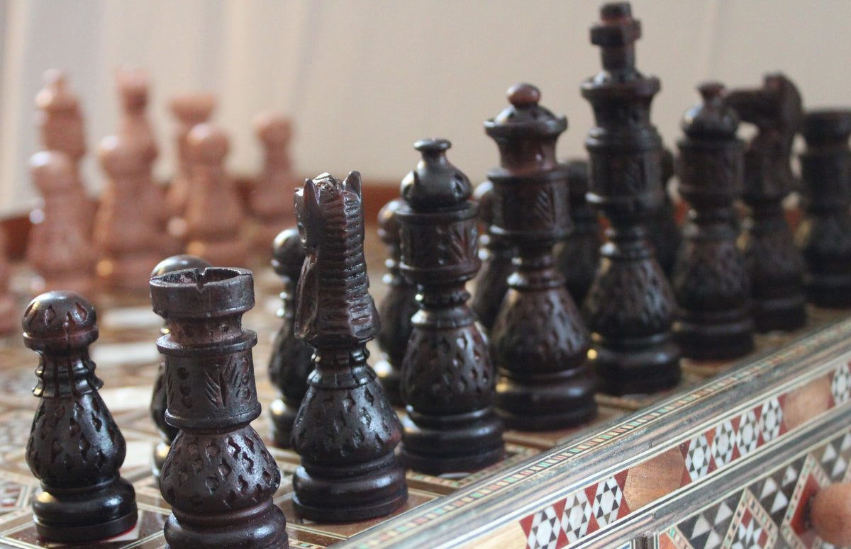 Malekeh Resin Chess Pieces